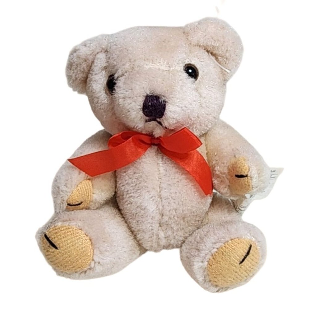 Vintage Wang's International Jointed Teddy Bear Plush Stuffed Animal Toy 6 Inch